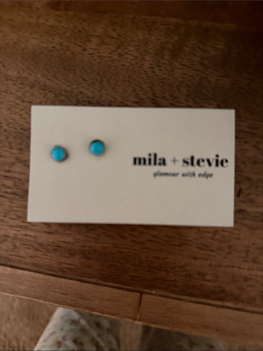 Turquoise Round Stud Earrings